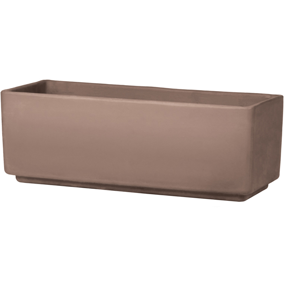 Jardiniera DEROMA Terracotta Modulo Window Box, 49 x 17 x 17 cm, grafit