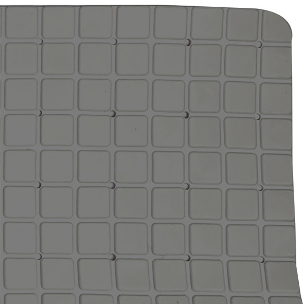 Covor antiderapant pentru dus FRANDIS 195163, PVC, 50 x 50 cm, gri
