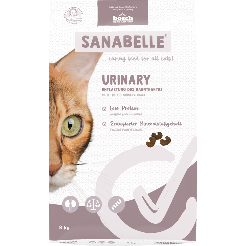 Hrana uscata pentru pisici SANABELLE Urinary, Adult, Pasare, 8 kg