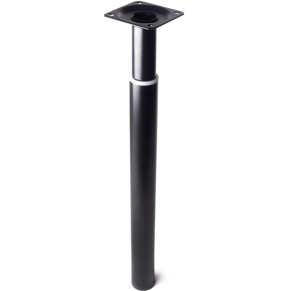 Picior mobila 401E, otel, 30 cm, negru
