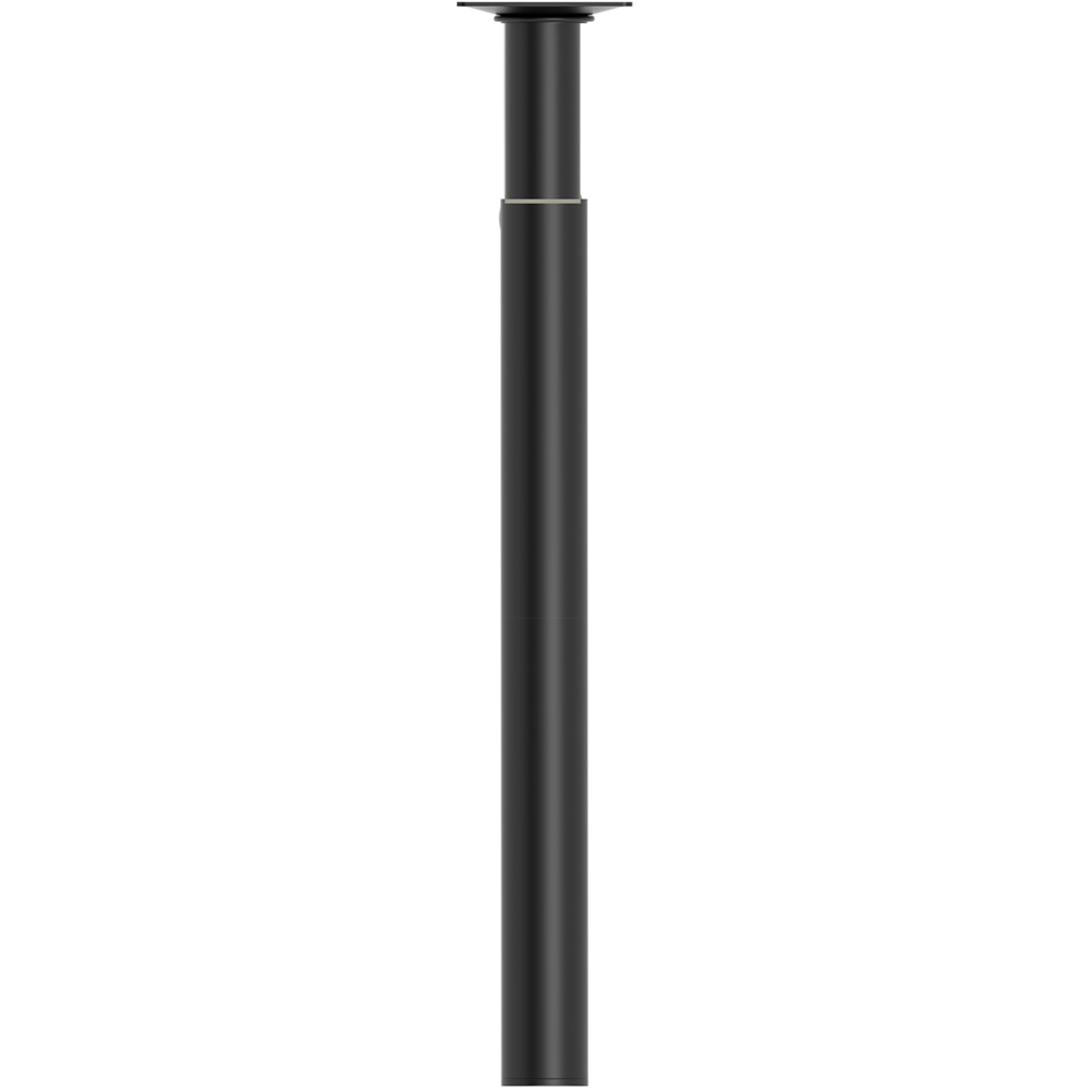 Picior mobila 401E, otel, 30 cm, negru