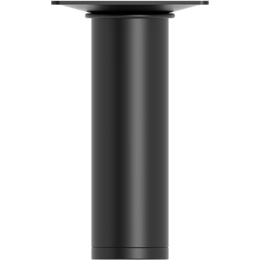 Picior mobila 401, otel, 10 cm, negru