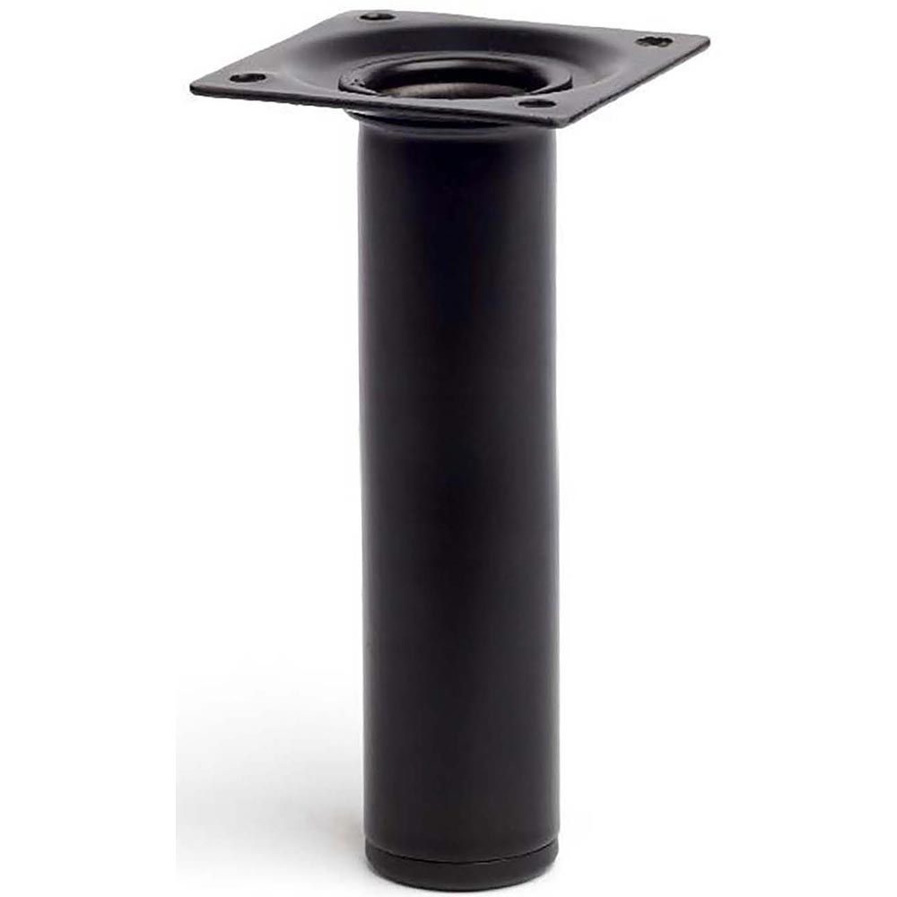 Picior mobila 401, otel, 15 cm, negru