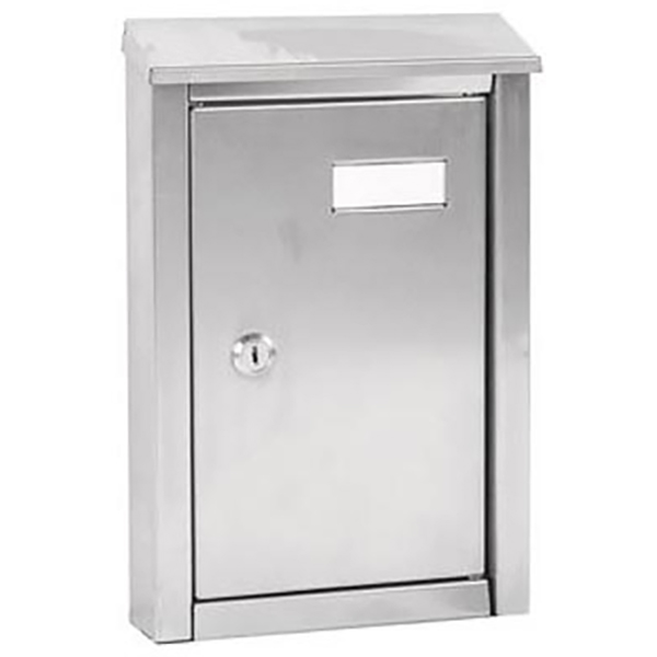 Cutie postala, exterior, 320 x 220 x 75 mm, inox satinat