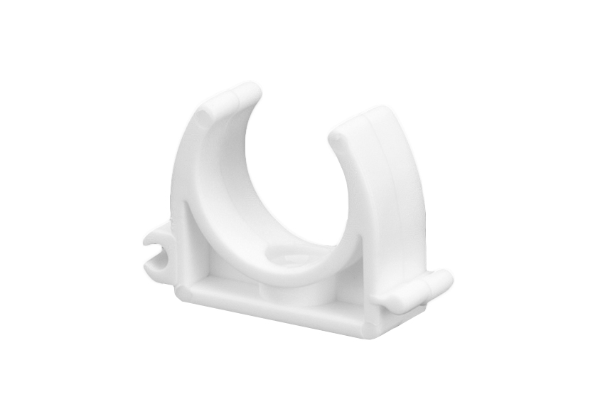 Clema simpla PP, 20mm, alb, 1buc
