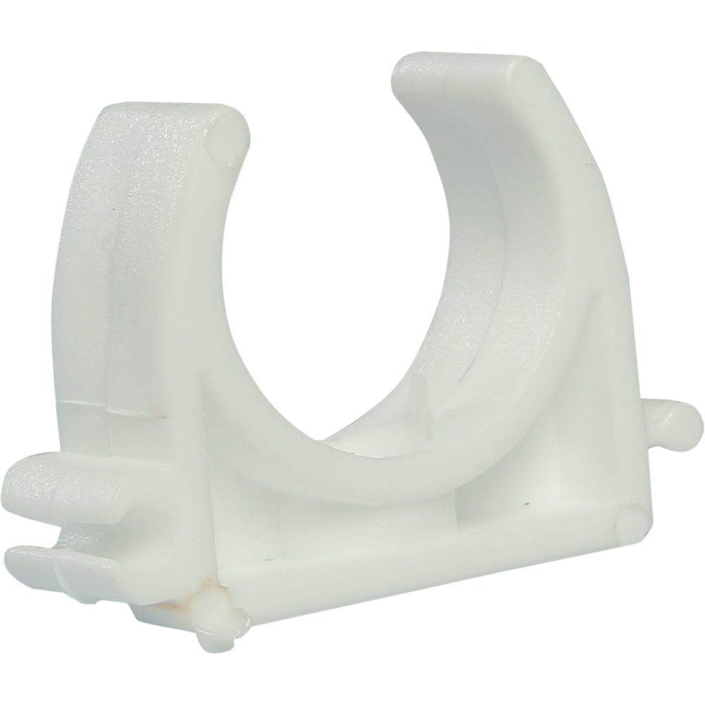 Clema simpla PP, 40mm, alb, 1buc