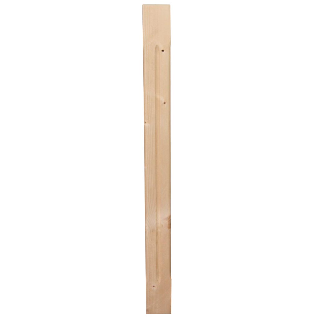 Balustru frezat brad, 75 x 6.2 x 2.4 cm, natur