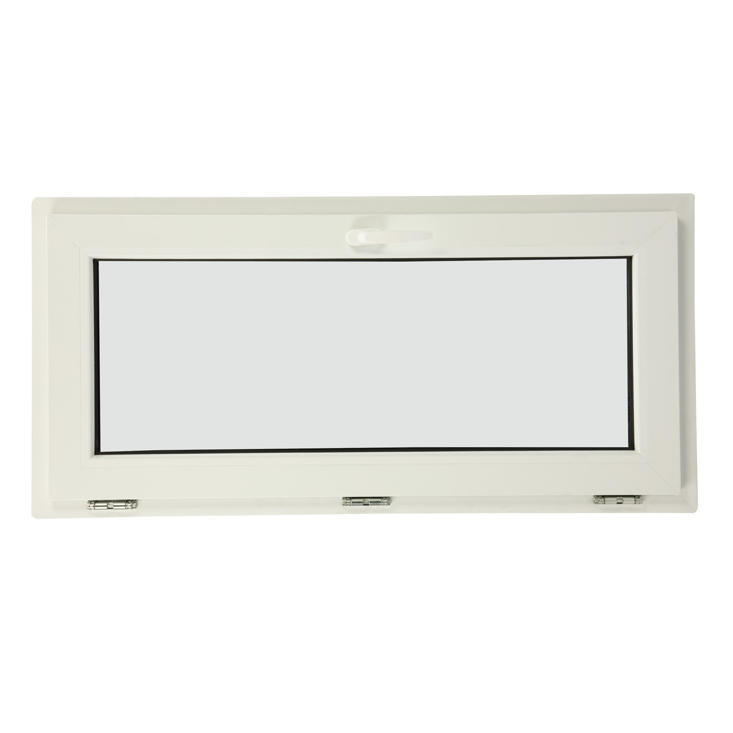 Fereastra termopan FENSTERWELT, PVC, 4 camere, 76 x 56 cm, deschidere oscilanta in jos, alb