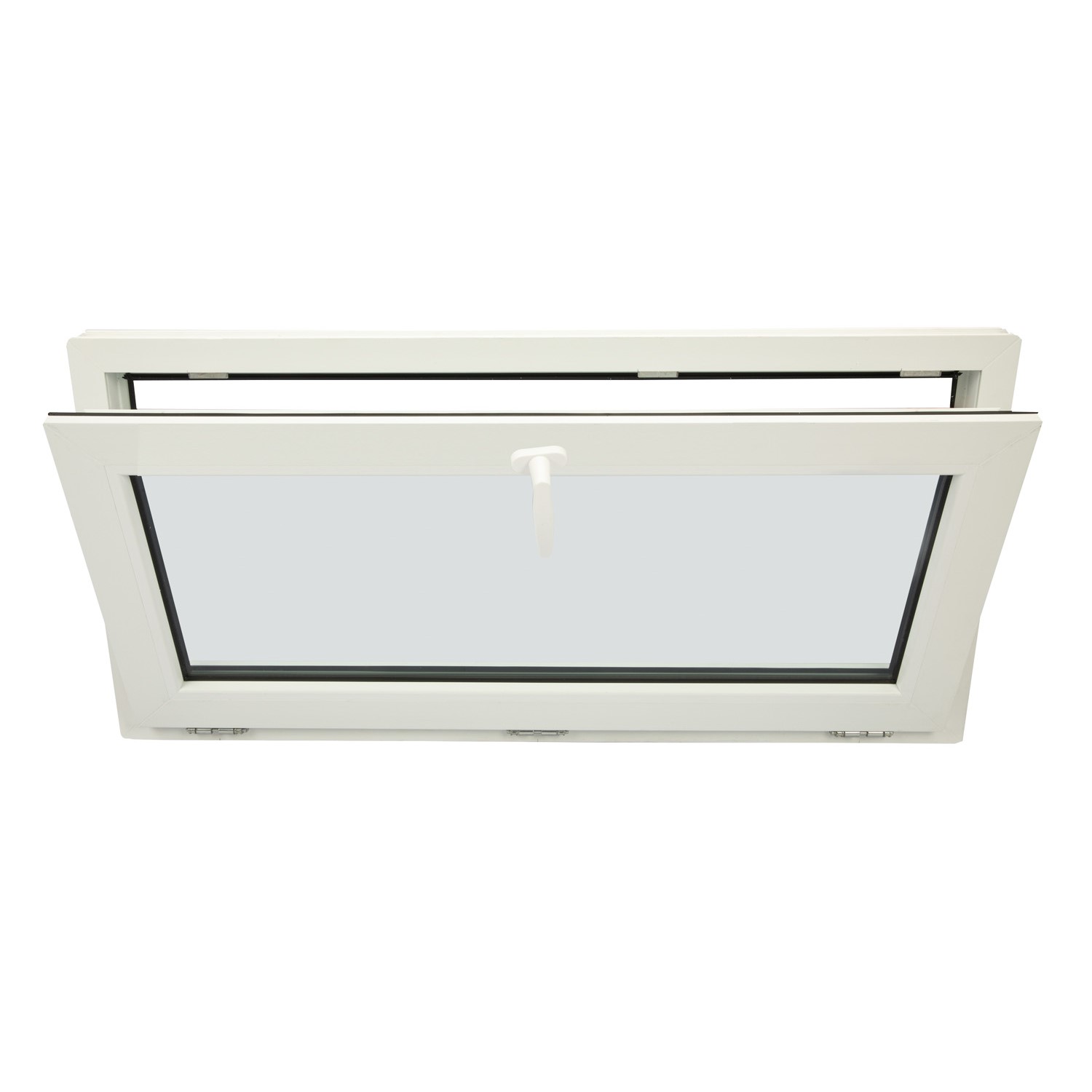 Fereastra termopan FENSTERWELT, PVC, 4 camere, 76 x 56 cm, deschidere oscilanta in jos, alb