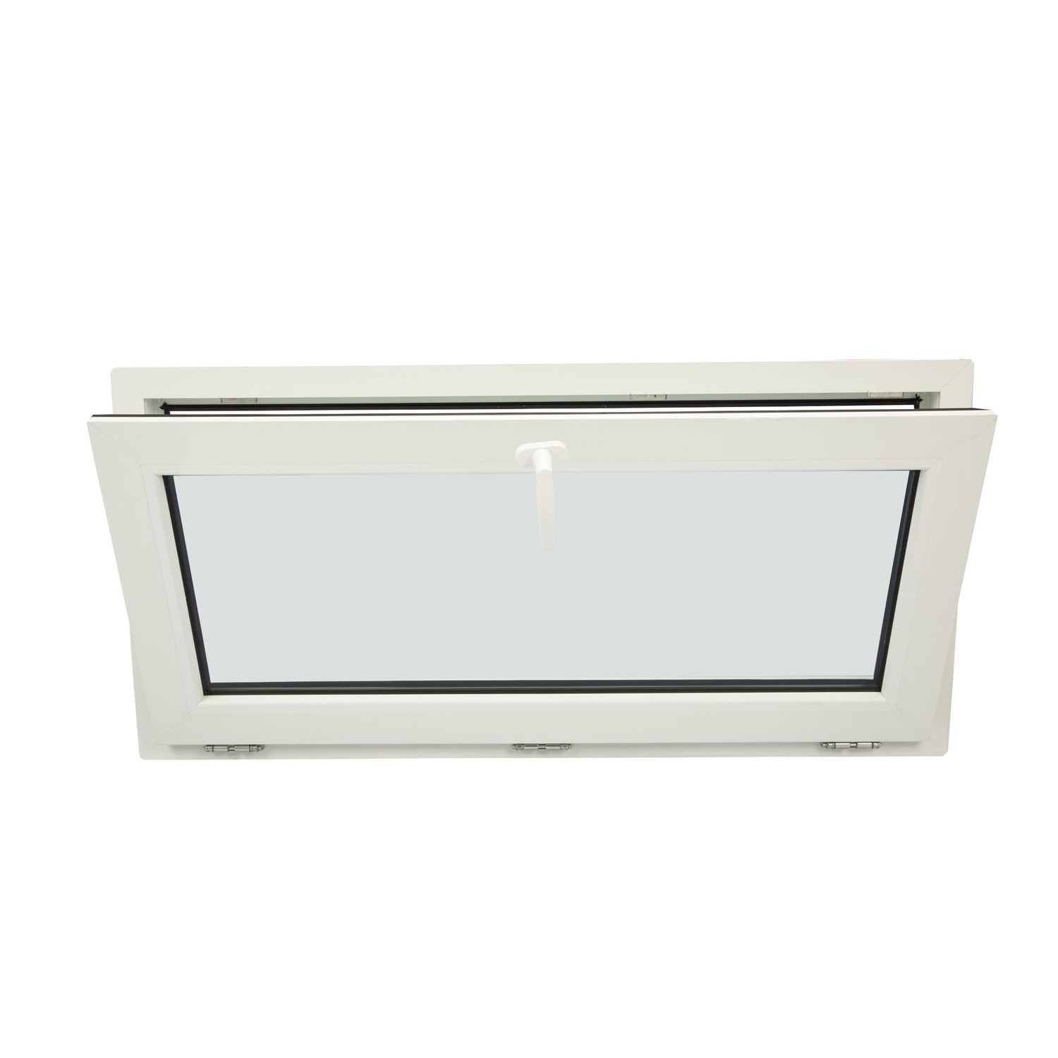 Fereastra termopan FENSTERWELT, PVC, 4 camere, 76 x 56 cm, deschidere oscilanta in jos, alb