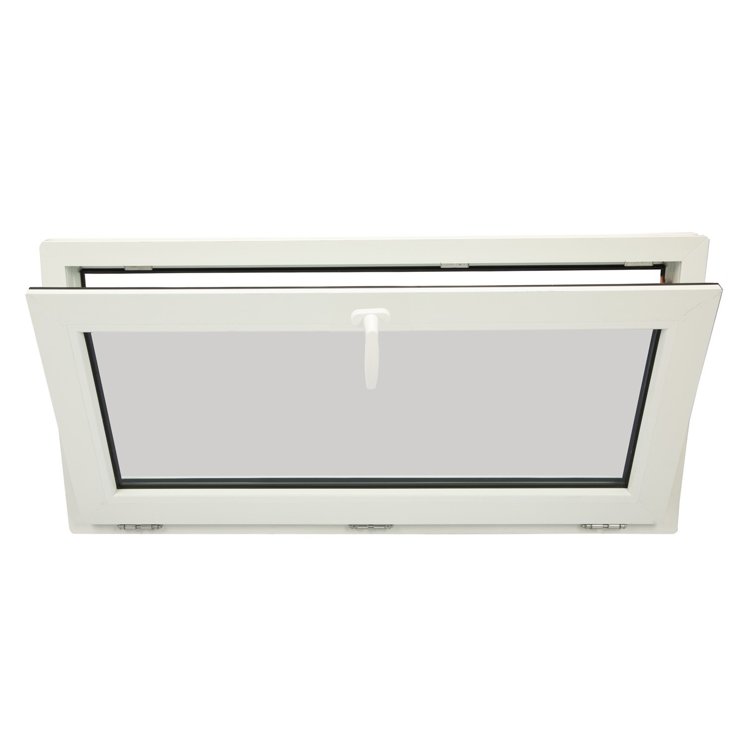 Fereastra termopan FENSTERWELT, PVC, 4 camere, 76 x 56 cm, deschidere oscilanta in jos, alb