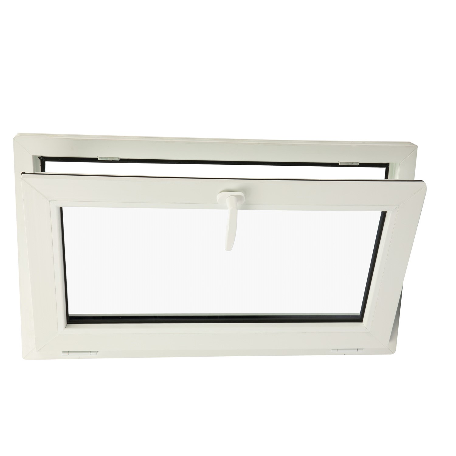 Fereastra termopan FENSTERWELT, PVC, 4 camere, 96 x 56 cm, deschidere oscilanta in jos, alb