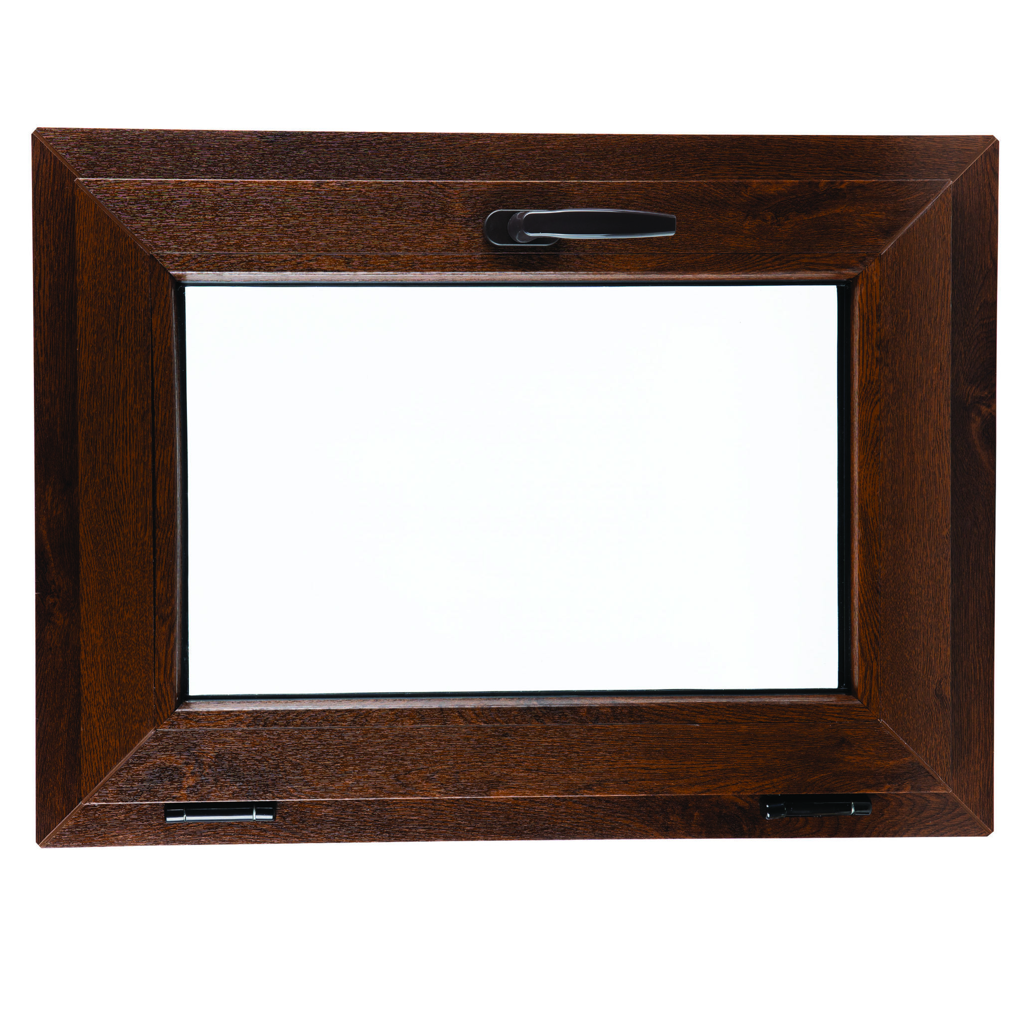 Fereastra termopan FENSTERWELT, PVC, 6 camere, 76 x 56 cm, deschidere oscilanta in jos, nuc