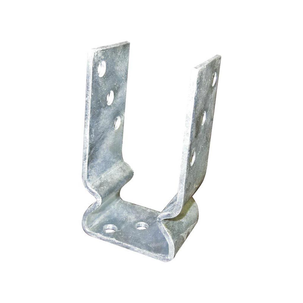 Suport tip U, 81 x 150 x 100 x 60 mm, zincat alb