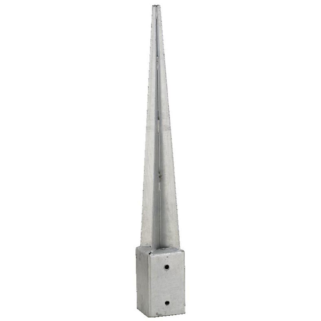 Suport tip V, 91 x 91 x 750 mm, zincat alb