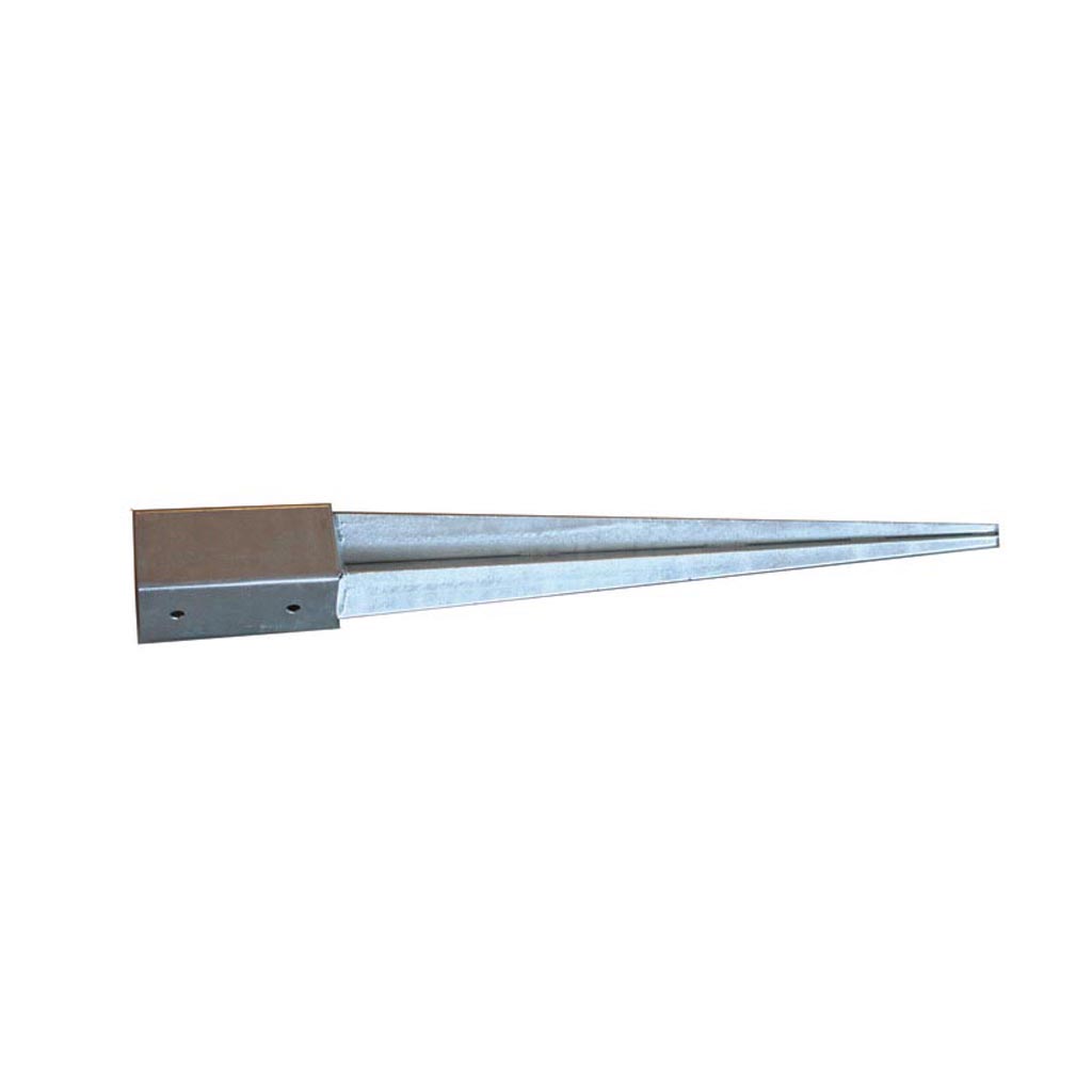 Suport tiv V, 101 x 101 x 750 mm, zincat alb