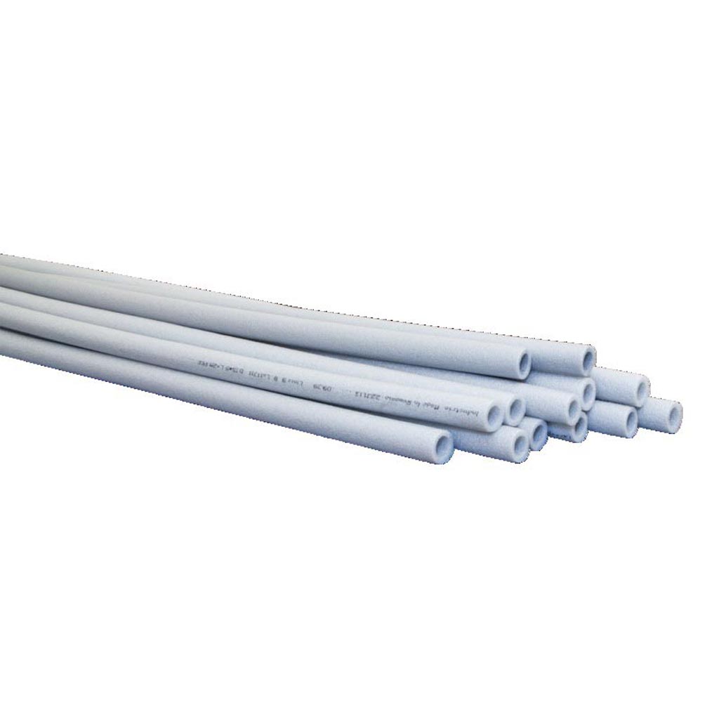 Tub izolat pe lungime, gri, 15 x 6 mm, 2m