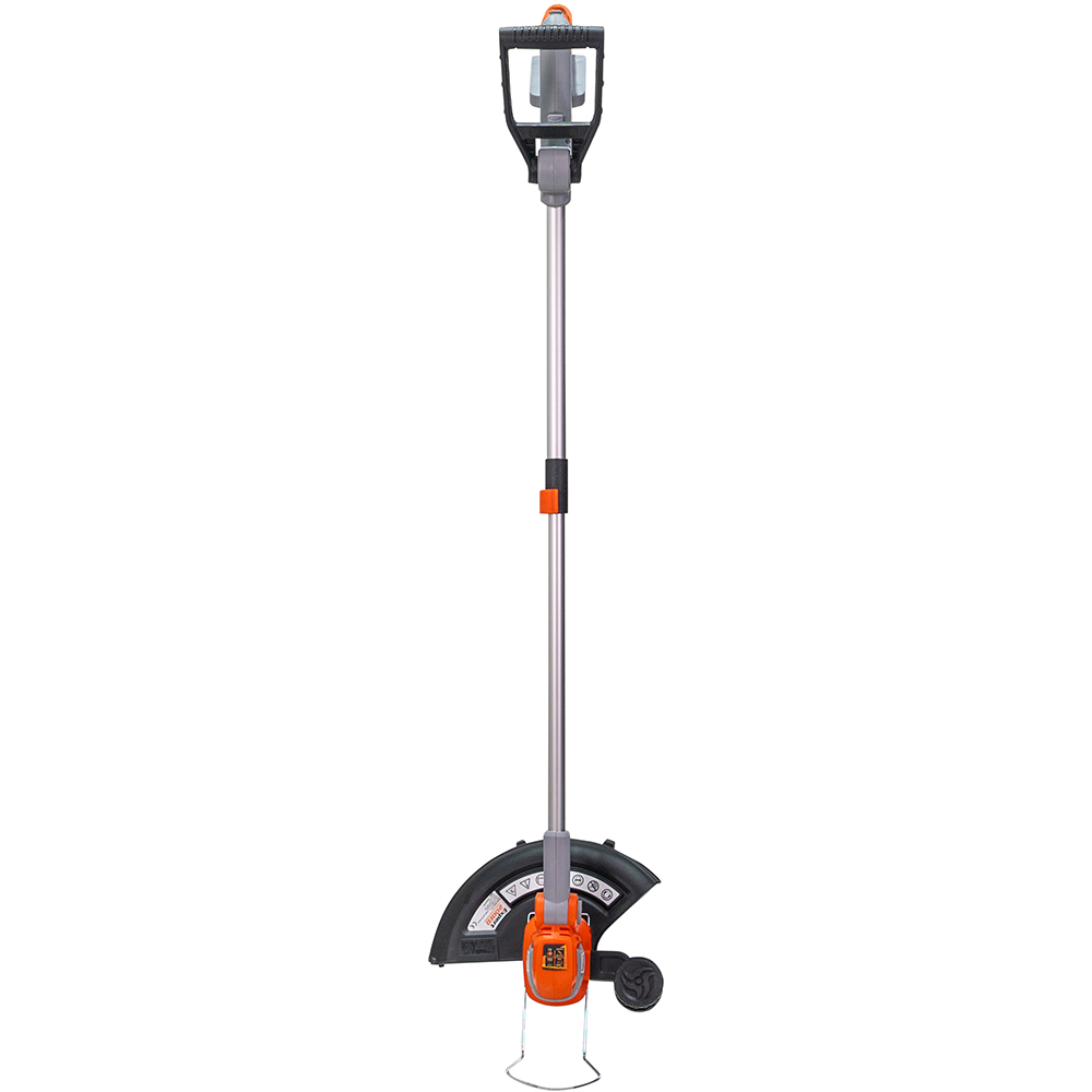 Trimmer electric gazon pe acumulator RURIS Expert 200ED, Li-Ion, 20V, latime lucru 30cm, portocaliu