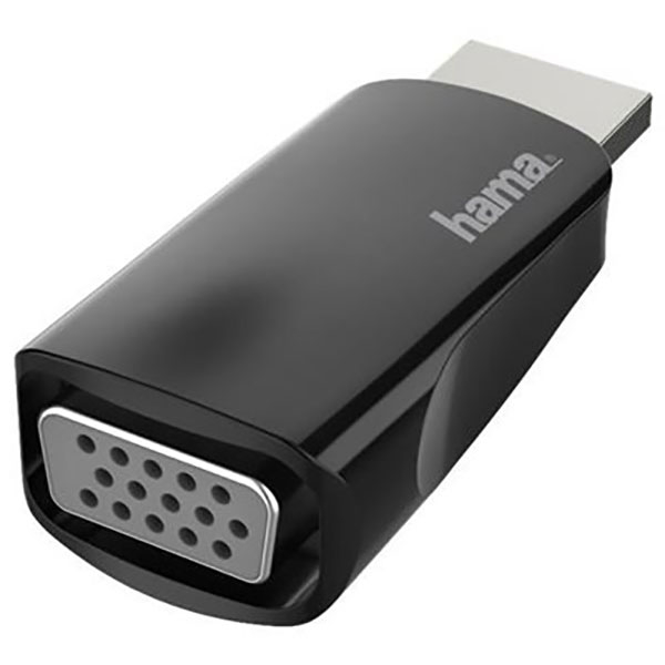 Adaptor HDMI - VGA HAMA 200344, negru