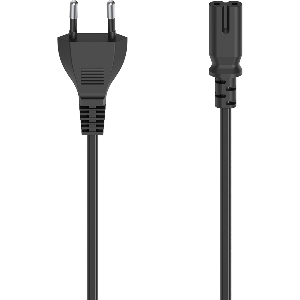 Cablu de alimentare cu 2 pini HAMA 200732, 1.5m, negru