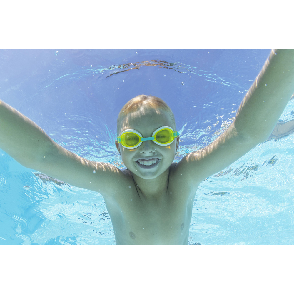 Ochelari de inot pentru copii BESTWAY Aqua Burst Essential, 7 ani+, cu strat UV, 1 buc