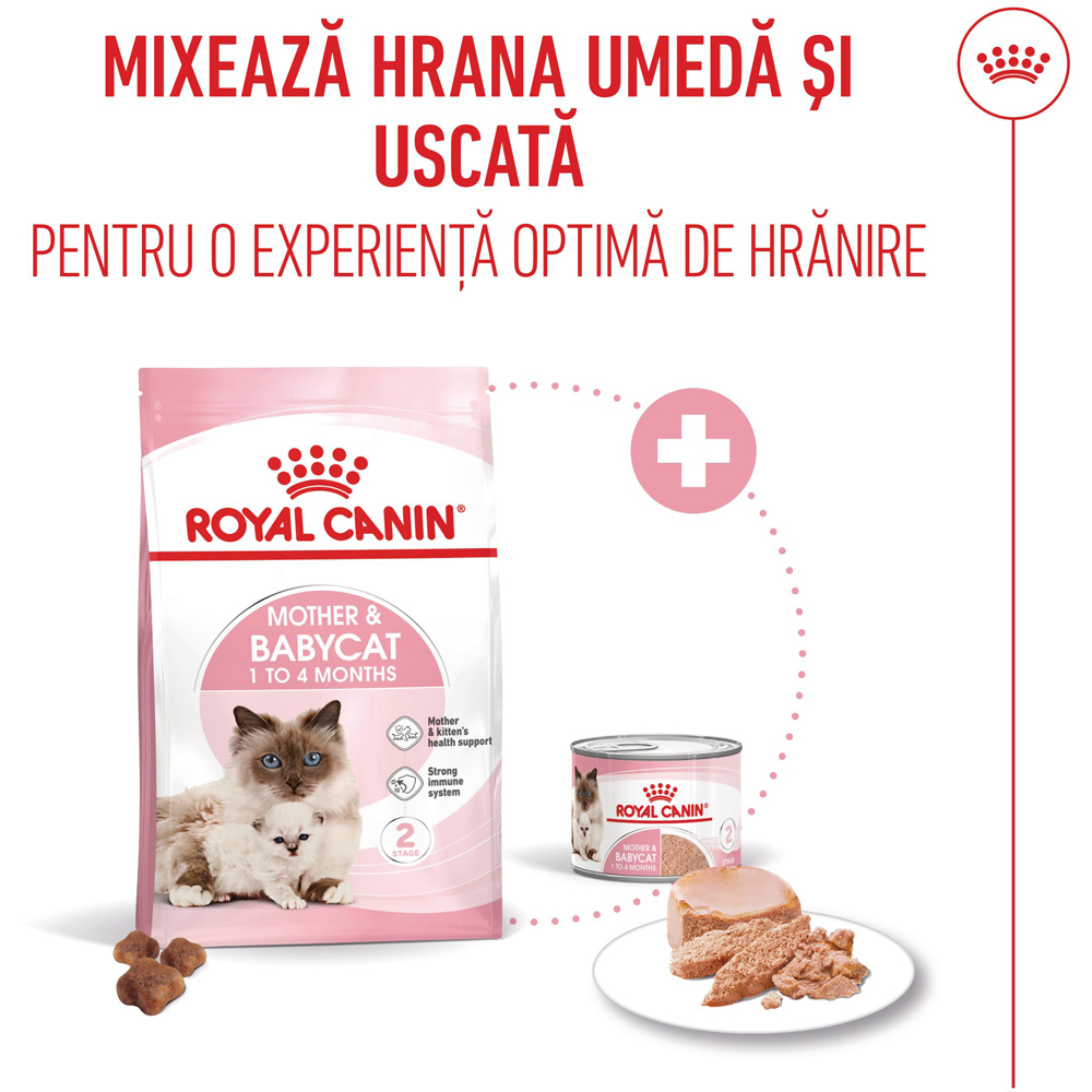 Hrana uscata pentru pisici ROYAL CANIN FHN Mother & Babycat, Junior, Pasare, 4 kg