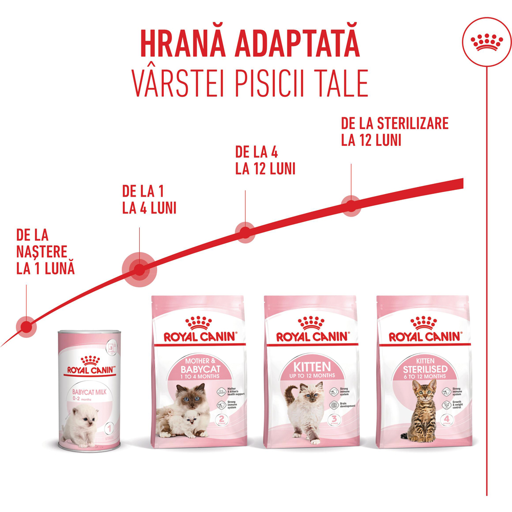 Hrana uscata pentru pisici ROYAL CANIN FHN Mother & Babycat, Junior, Pasare, 4 kg