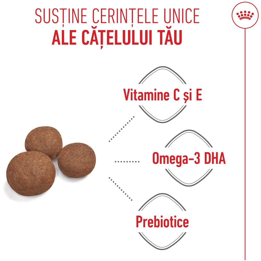 Hrana uscata pentru caini ROYAL CANIN SHN Medium, Junior, Pasare si Porc, 15 kg