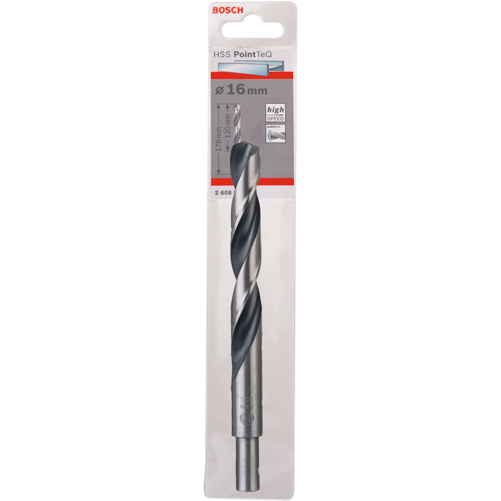 Burghiu BOSCH, HSS PointTeq Metal 16x120x178 mm