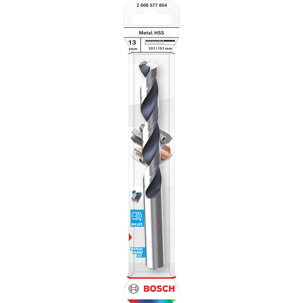 Burghiu metal BOSCH, HSS pointteq, 13 mm, CYL
