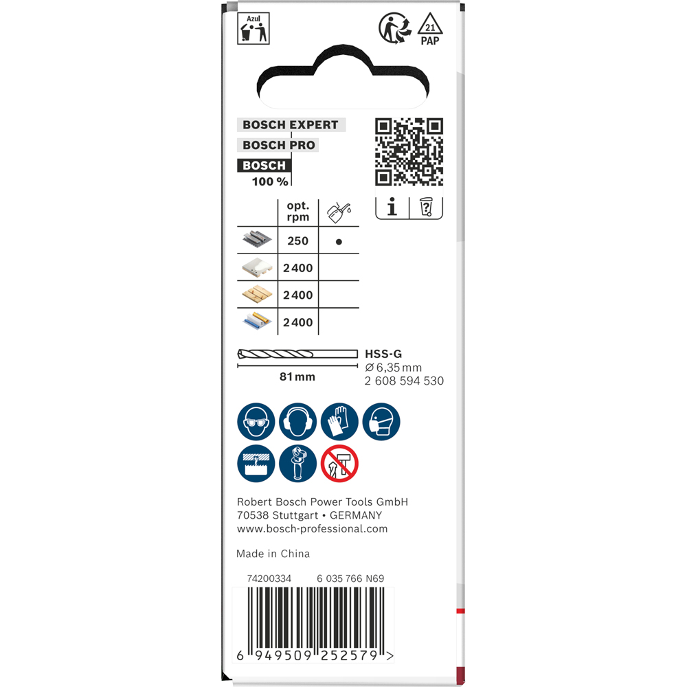 Carota multimaterial BOSCH, 35 x 40 mm