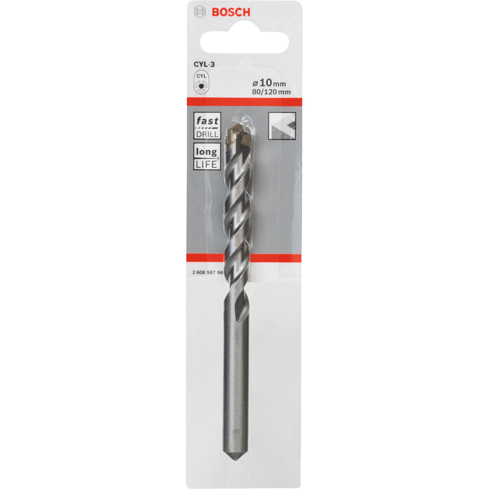 Burghiu BOSCH, zidarie, 10 x 80 x 120 mm