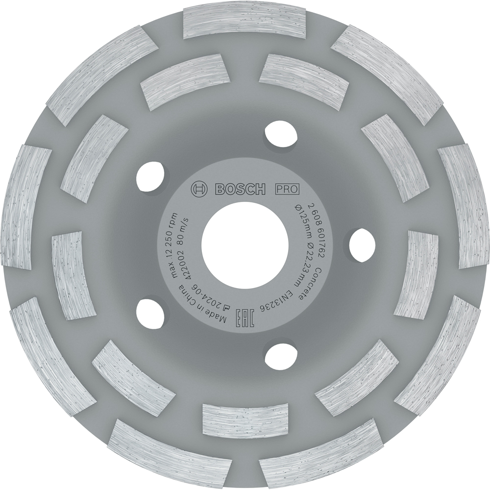 Disc diamantat oala BOSCH PRO, beton, 125 x 22.2 x 5 mm