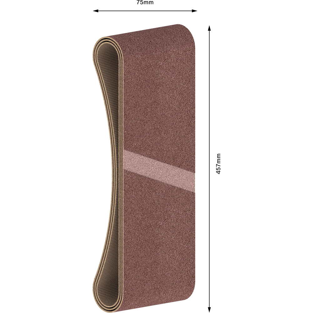 Banda abraziva BOSCH PRO, X440, 75 x 457mm, G60, 3buc