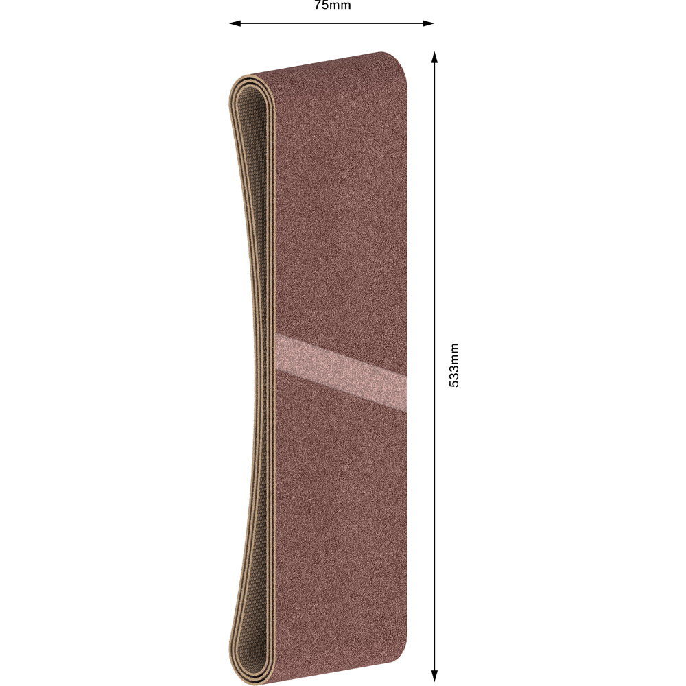 Banda abraziva BOSCH PRO, X440, 75 x 533, 60/80/100, 3buc