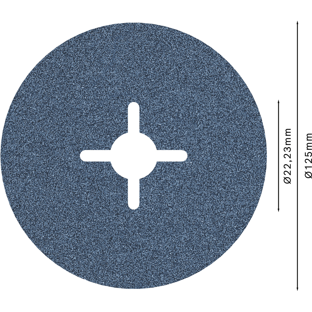 Disc abraziv BOSCH PRO, R574, metal, 125 mm, G80