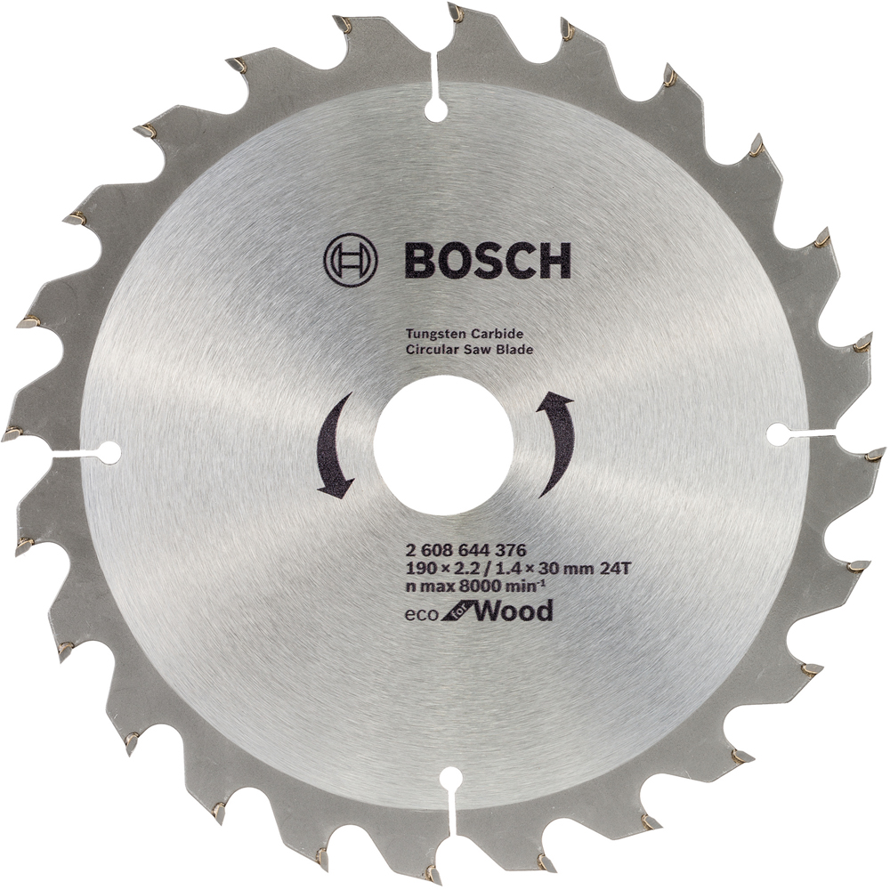 Panza circular BOSCH, wood, 190 x 30 x 2.2 mm, 24T