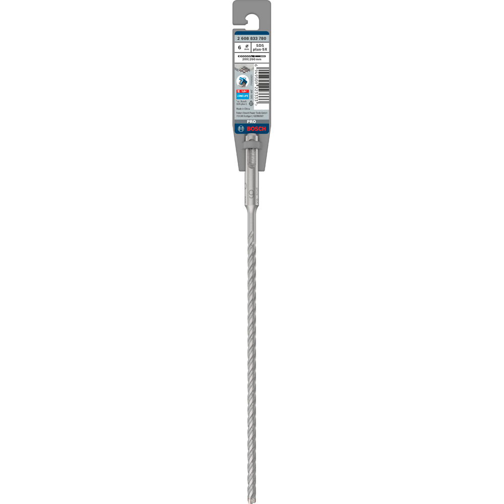 Burghiu BOSCH PROFESSIONAL, beton SDSPlus-5X 6x200x260 mm