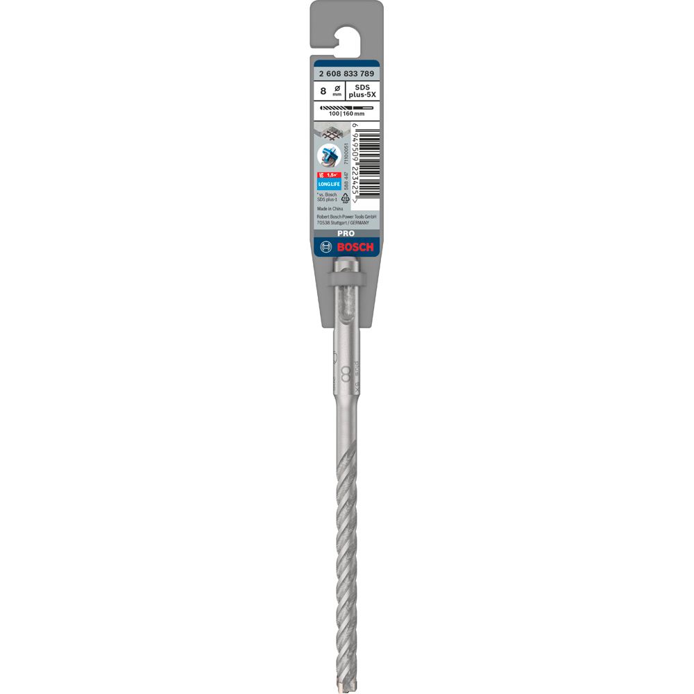 Burghiu BOSCH PROFESSIONAL, beton SDSPlus-5X 8x100x160 mm
