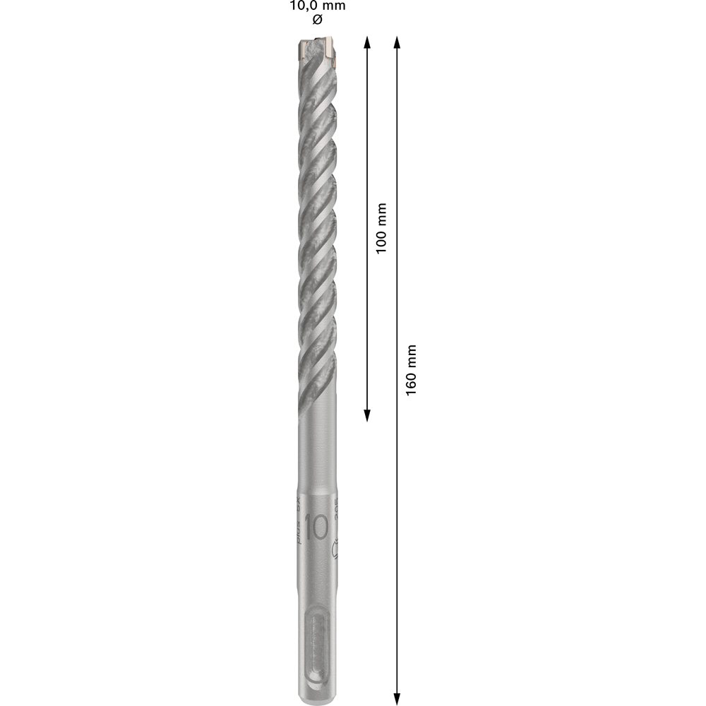 Burghiu BOSCH PROFESSIONAL, beton SDSPlus-5X 10x100x160 mm