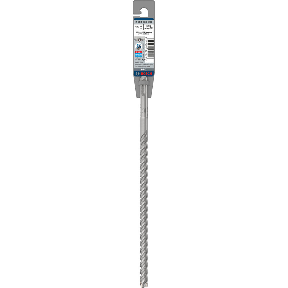 Burghiu BOSCH PROFESSIONAL, beton SDSPlus-5X 10x200x260 mm