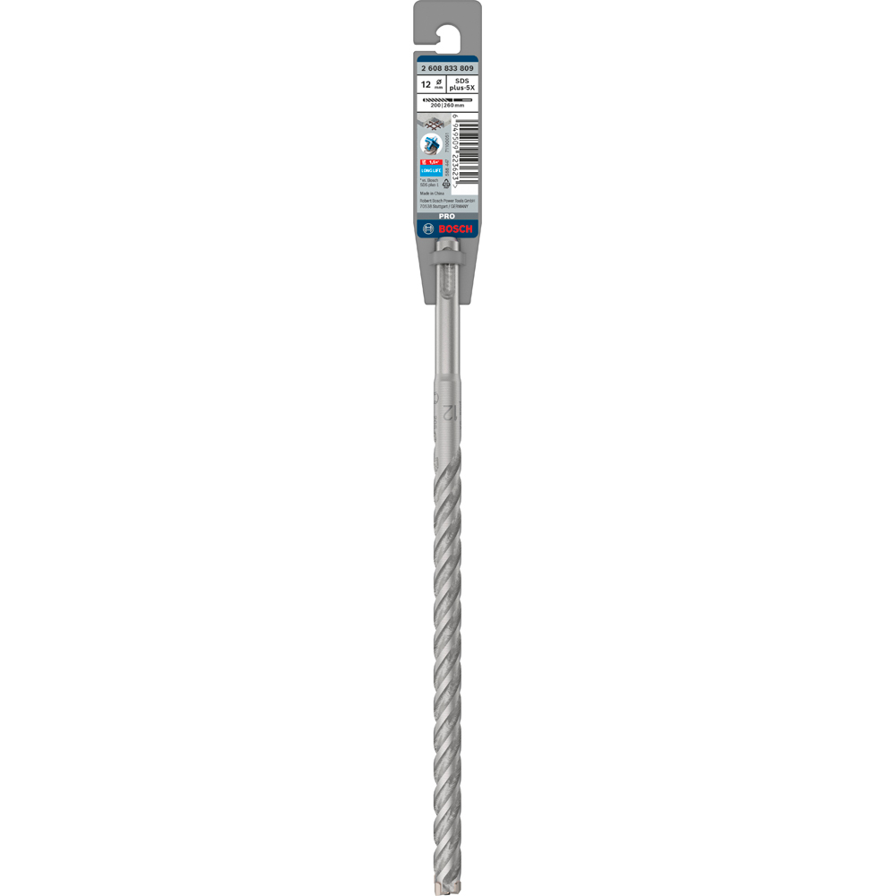 Burghiu BOSCH PROFESSIONAL, beton SDSPlus-5X 12x200x260 mm