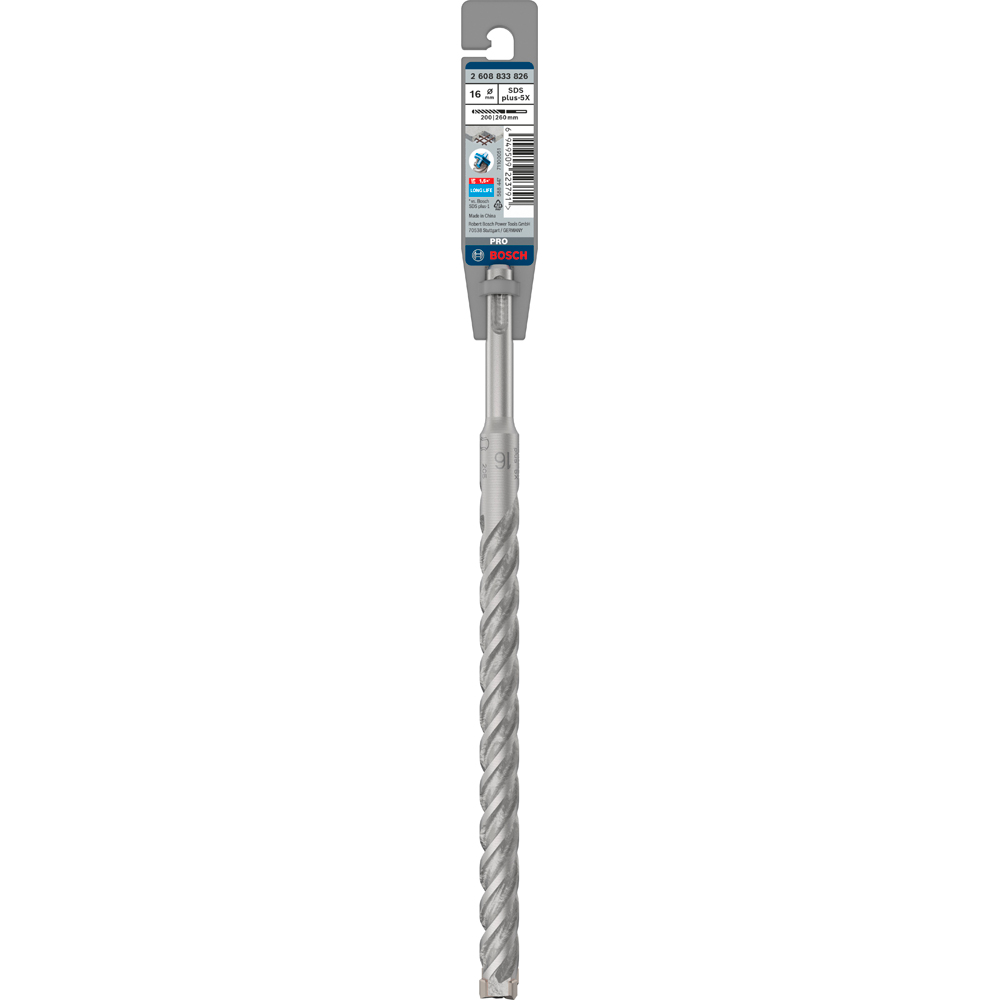 Burghiu BOSCH PROFESSIONAL, beton SDSPlus-5X 16x200x260 mm