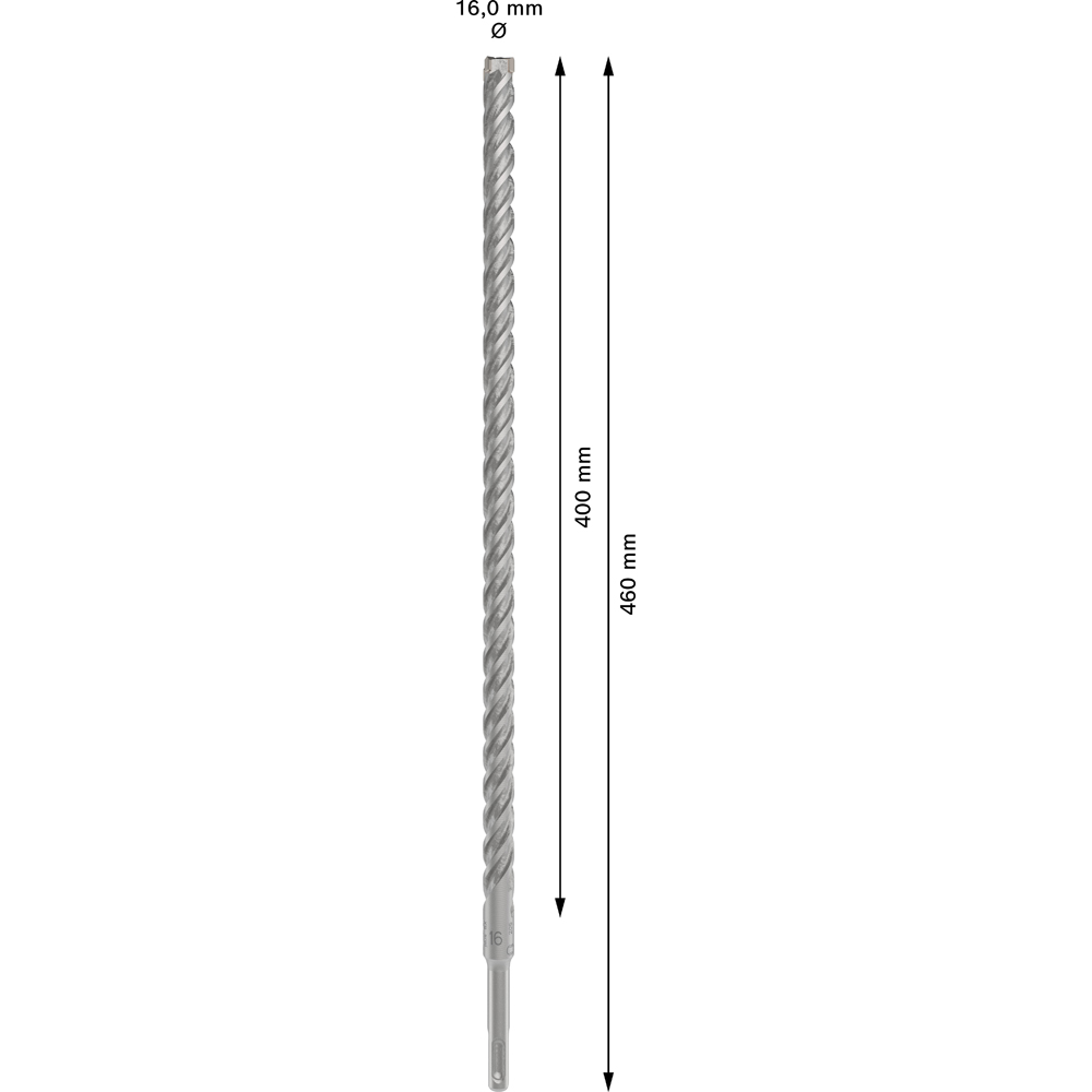 Burghiu BOSCH PROFESSIONAL, beton SDSPlus-5X 16x400x460 mm