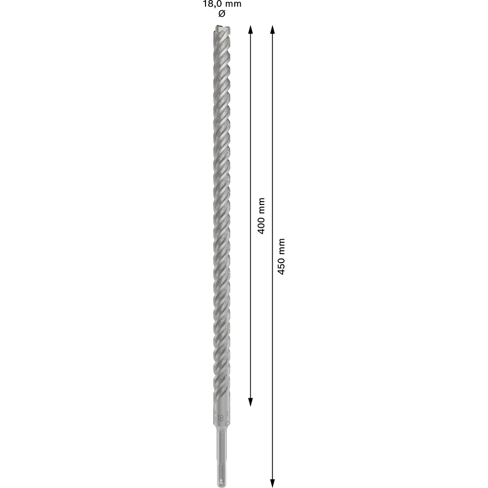 Burghiu BOSCH PRO, beton SDSPlus-5 x 18 x 400 x 450 mm
