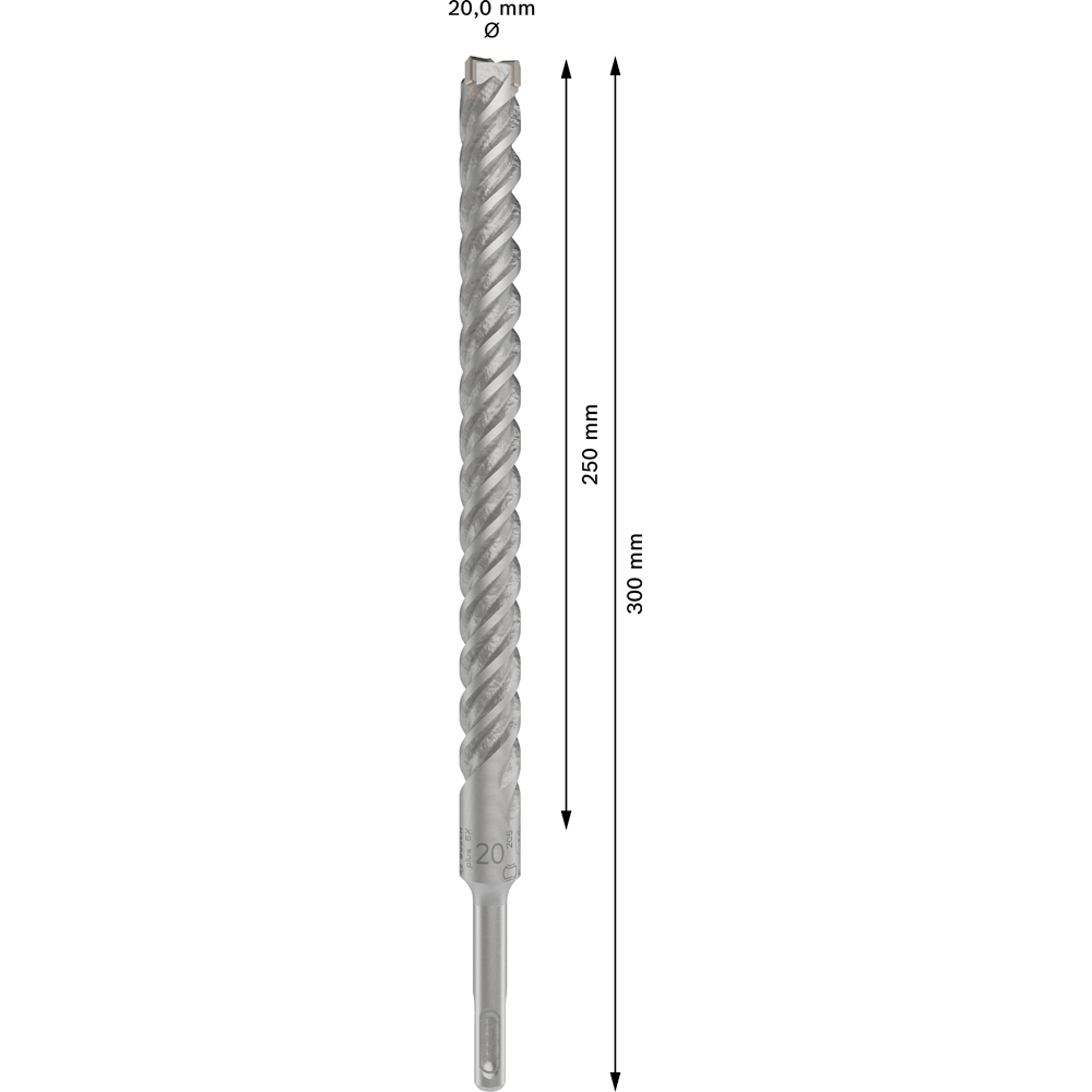 Burghiu BOSCH PROFESSIONAL, beton SDS Plus-5X, 20x250x300 mm