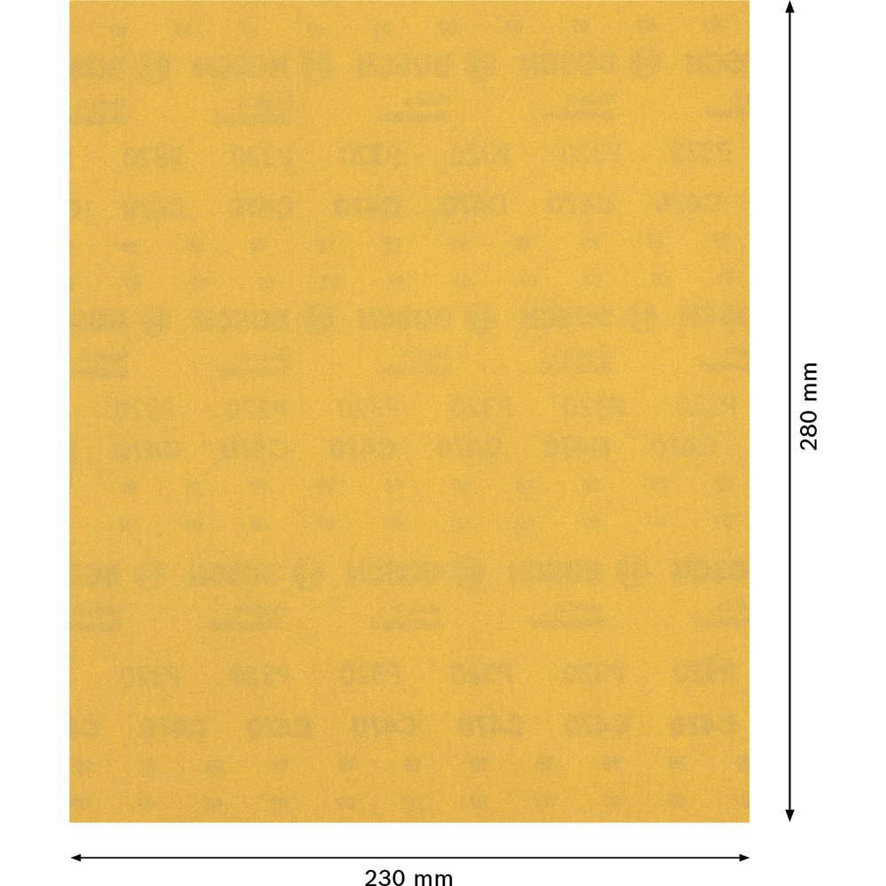 Foaie abraziva BOSCH PRO, EXPERT C470, 230 x 280mm, G320