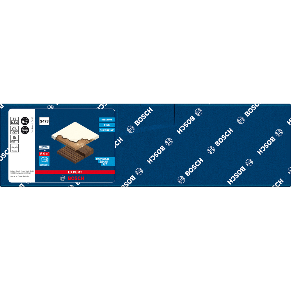 Burete abraziv BOSCH PRO, EXPERT S473 medium