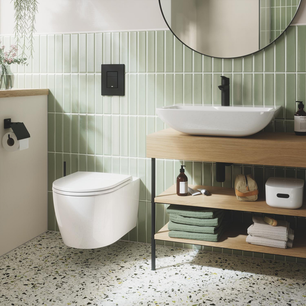 Sistem dus GROHE Vitalio Start 250 266772431, termostat, 1 functie, negru