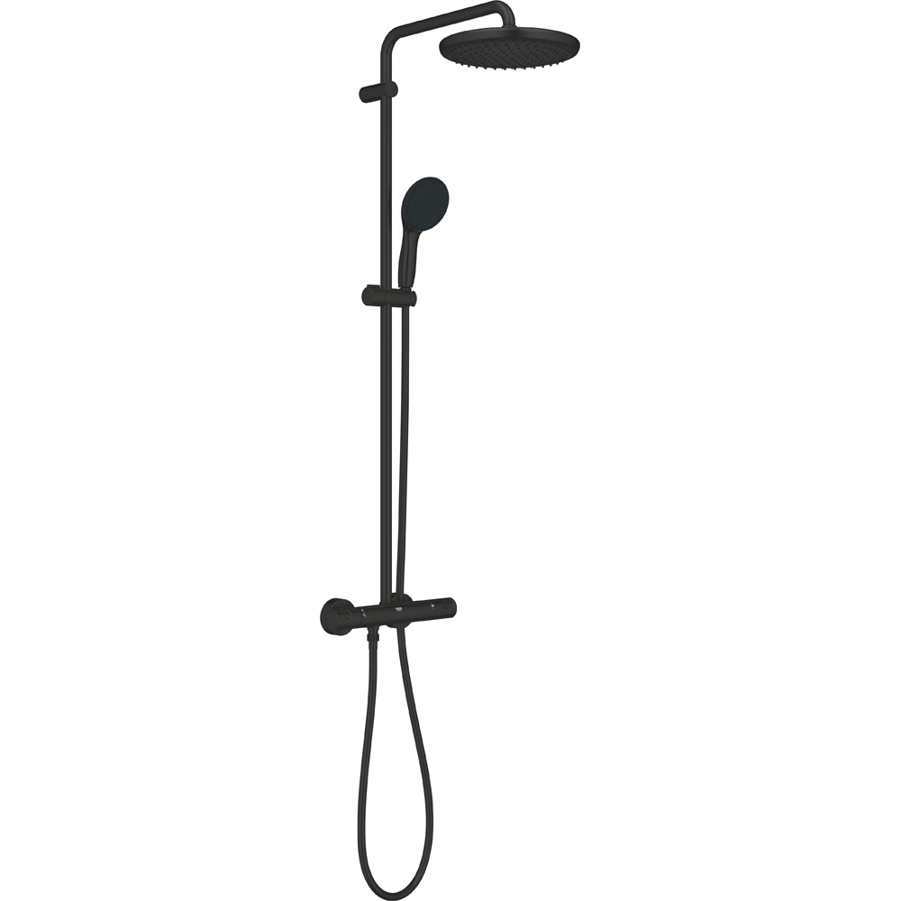 Sistem dus GROHE Vitalio Start 250 266772431, termostat, 1 functie, negru